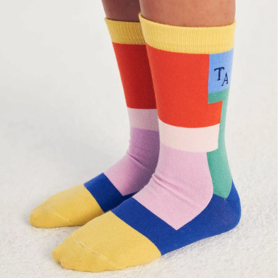 TRUE ARTIST Tangram Socks