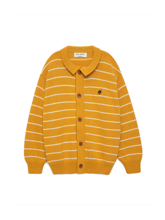 TRUE ARTIST Cardigan nº03 Curry