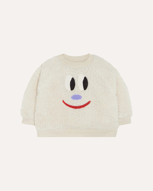 THE CAMPAMENTO Baby Smiling Face Fleece Sweatshirt