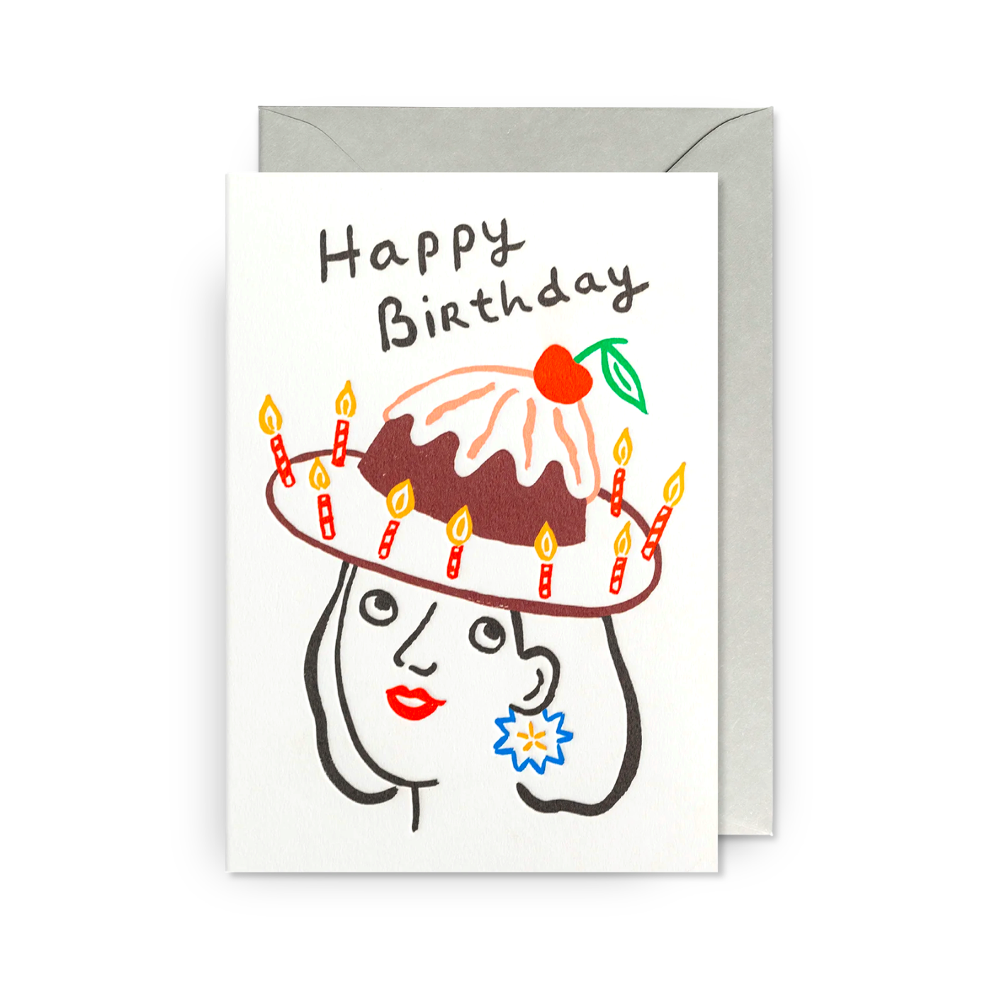 MARIE ASSÉNAT Cake Hat Card