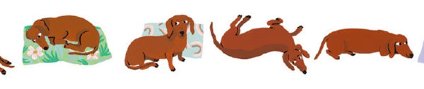 MT Léa Maupetit Sausage Dog Washi Tape