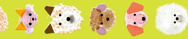 MT Dog Faces Washi Tape