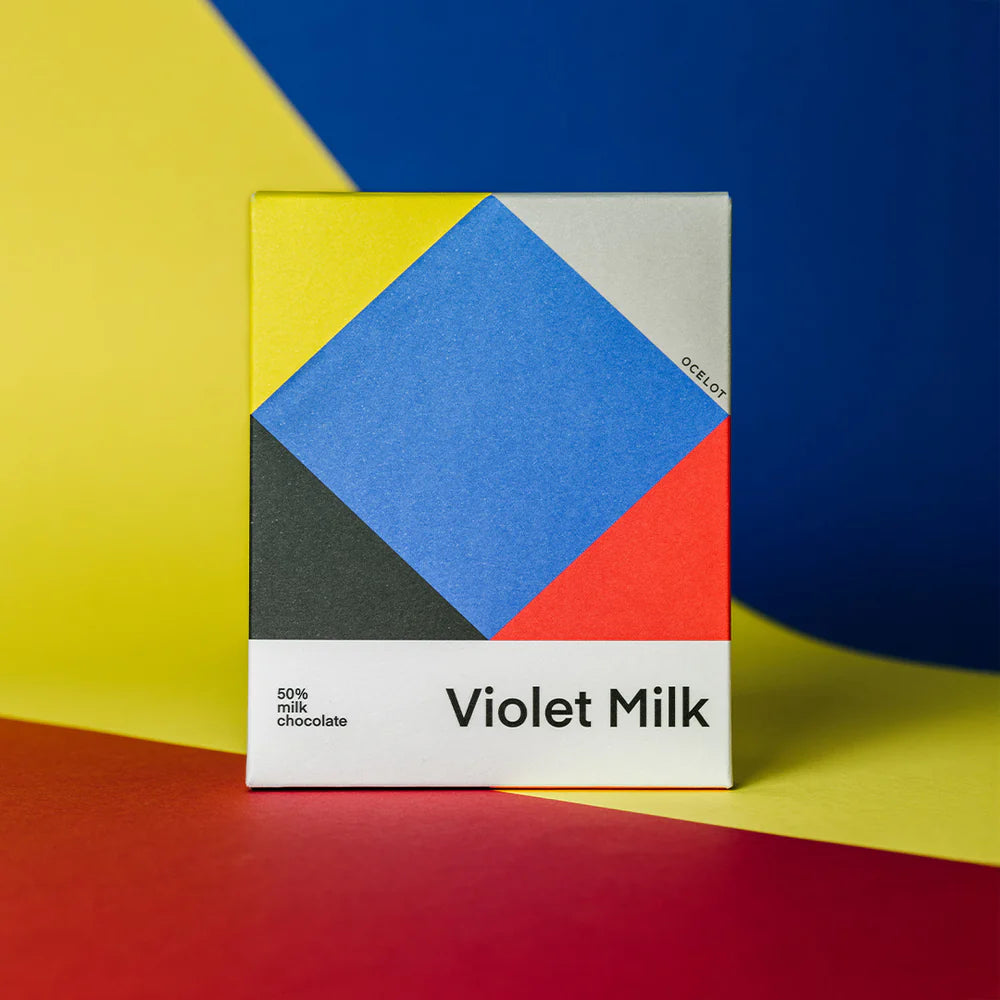 OCELOT Violet Dark Milk Chocolate 70g