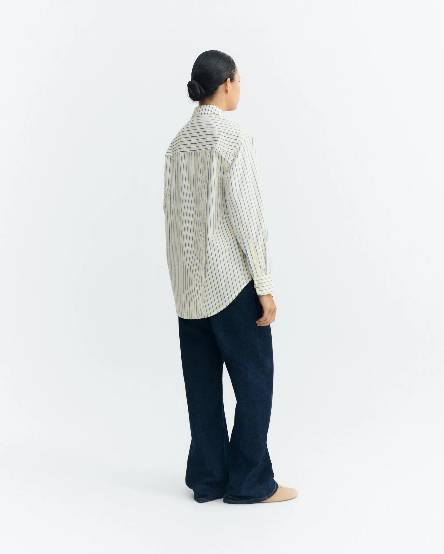 THINKING MU Colliure Stripes Odelia Shirt