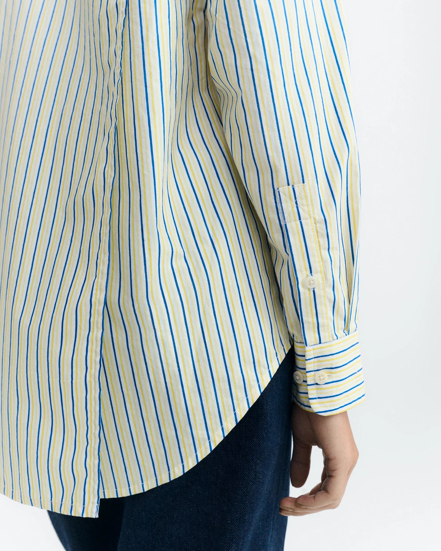 THINKING MU Colliure Stripes Odelia Shirt