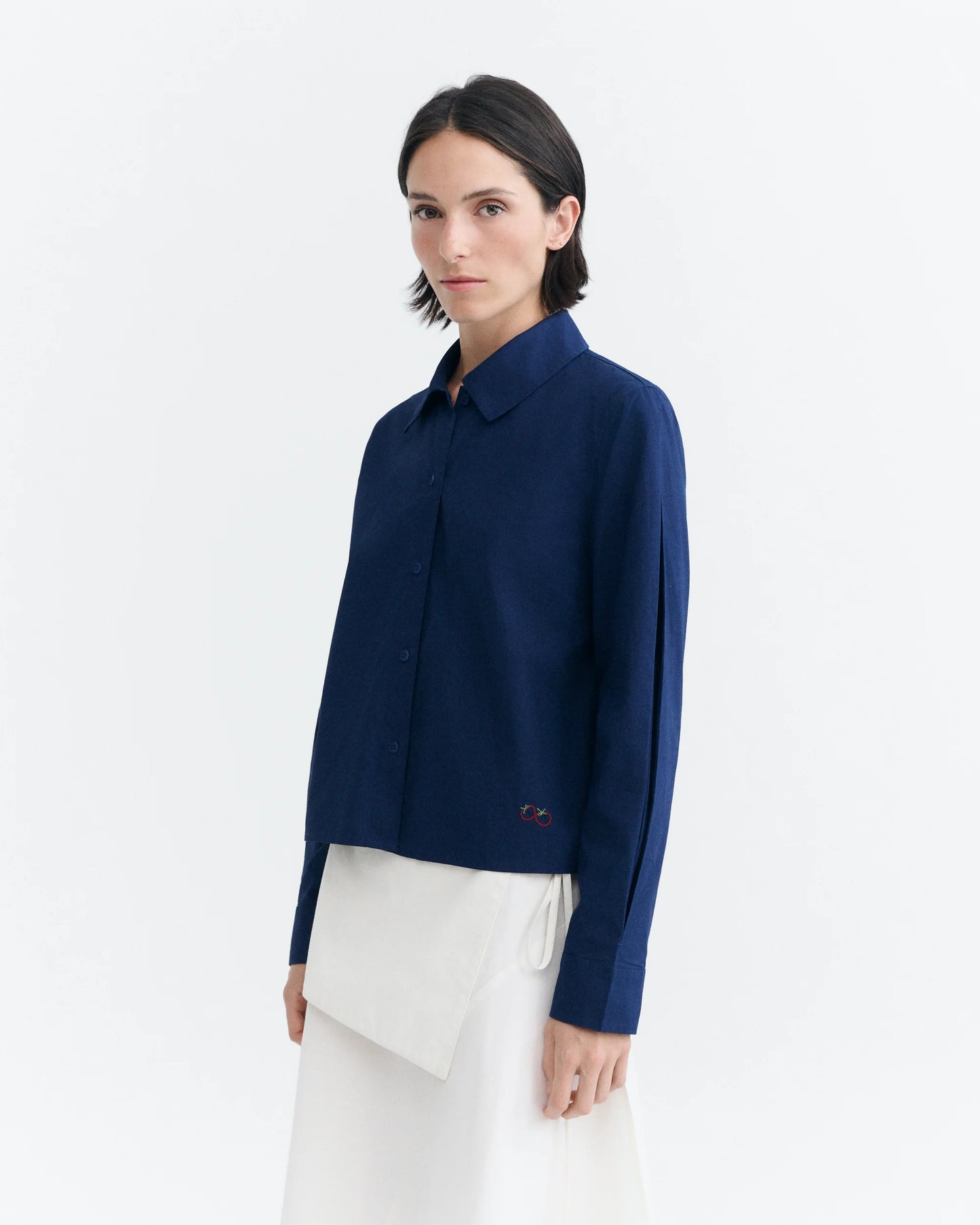 THINKING MU Duna Hand Embroidered Blouse