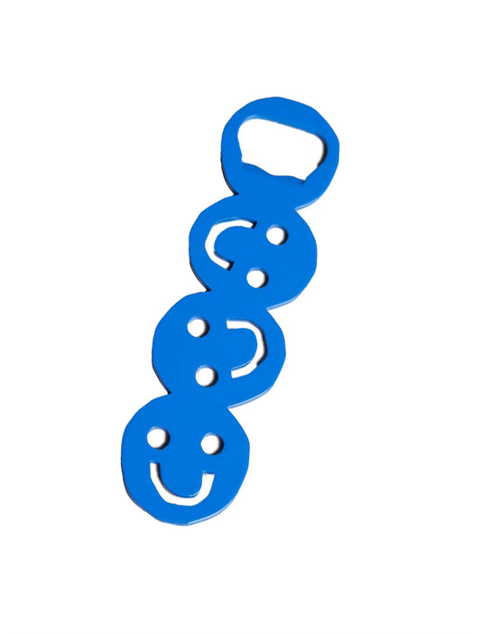 WE ARE OUT OF OFFICE Bottle Opener Blue