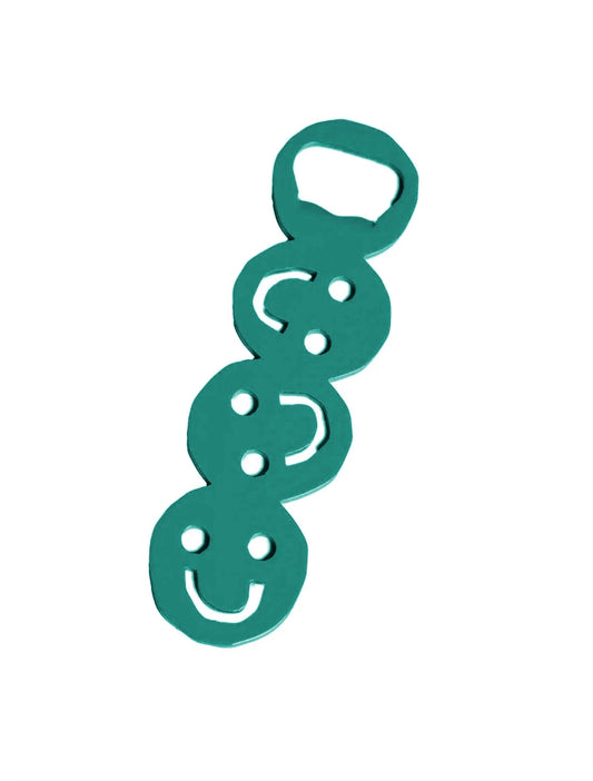 WE ARE OUT OF OFFICE Bottle Opener Teal