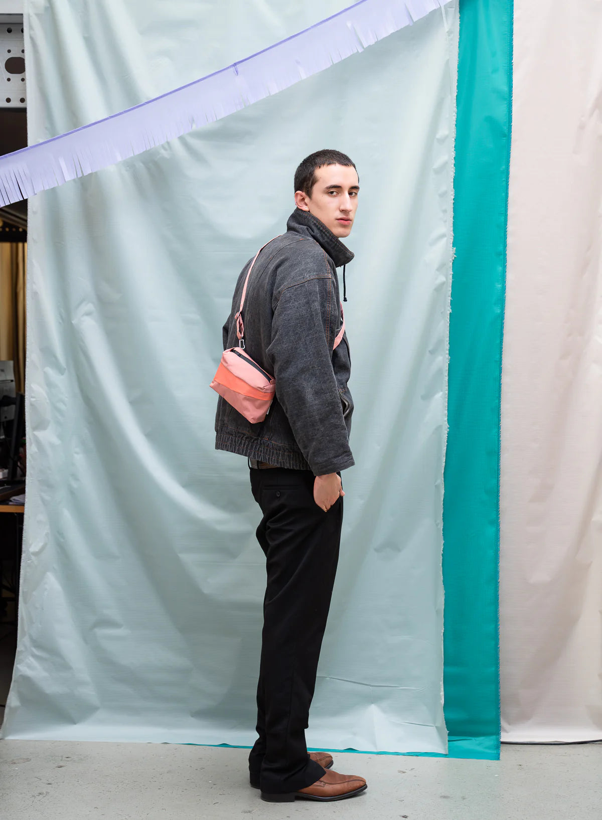 SUSAN BIJL Try & Coral Small Bum Bag