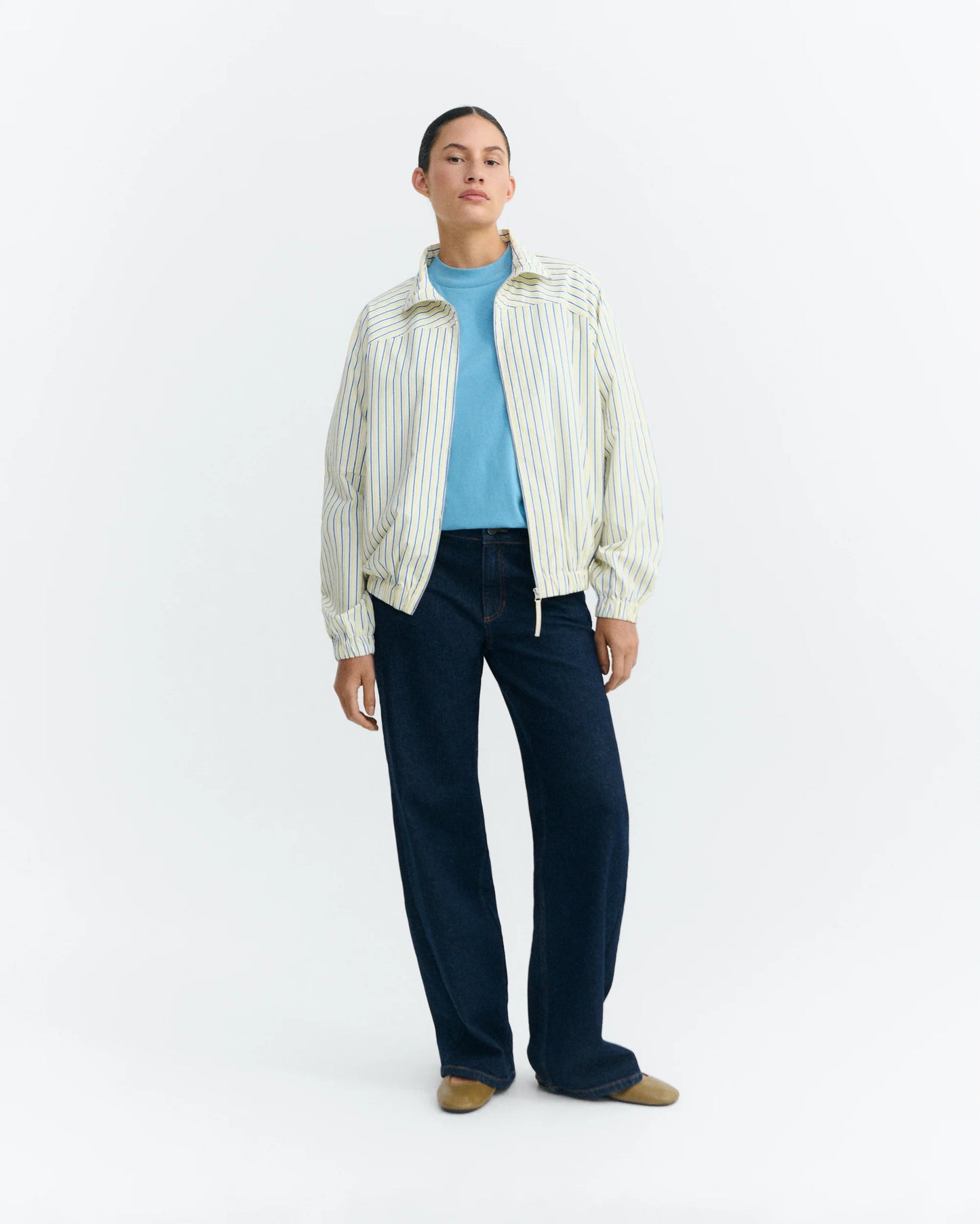 THINKING MU Colliure Stripes Monica Jacket
