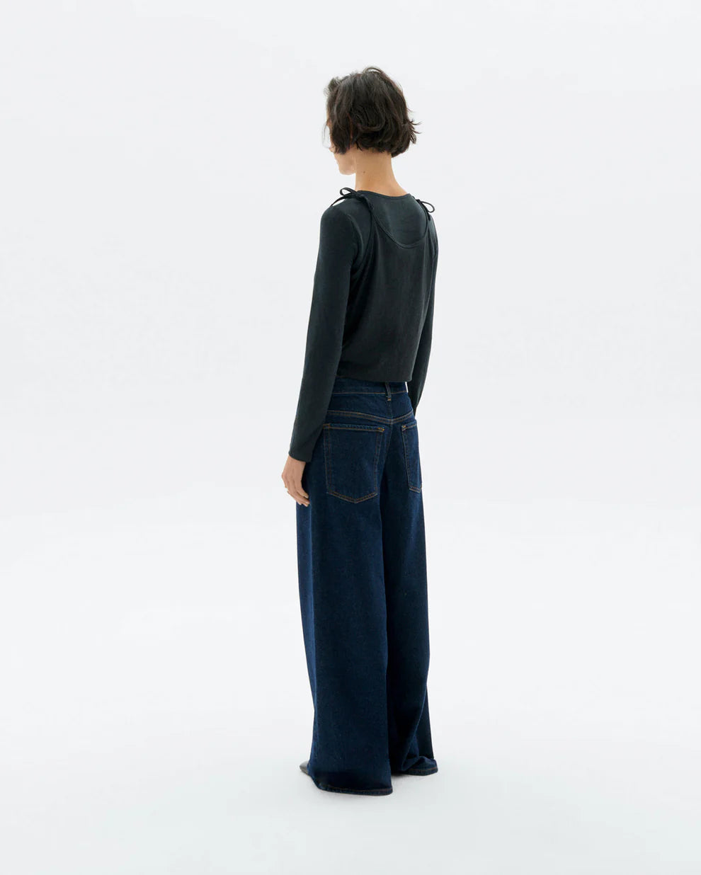 THINKING MU Hedda Jeans Dark Denim