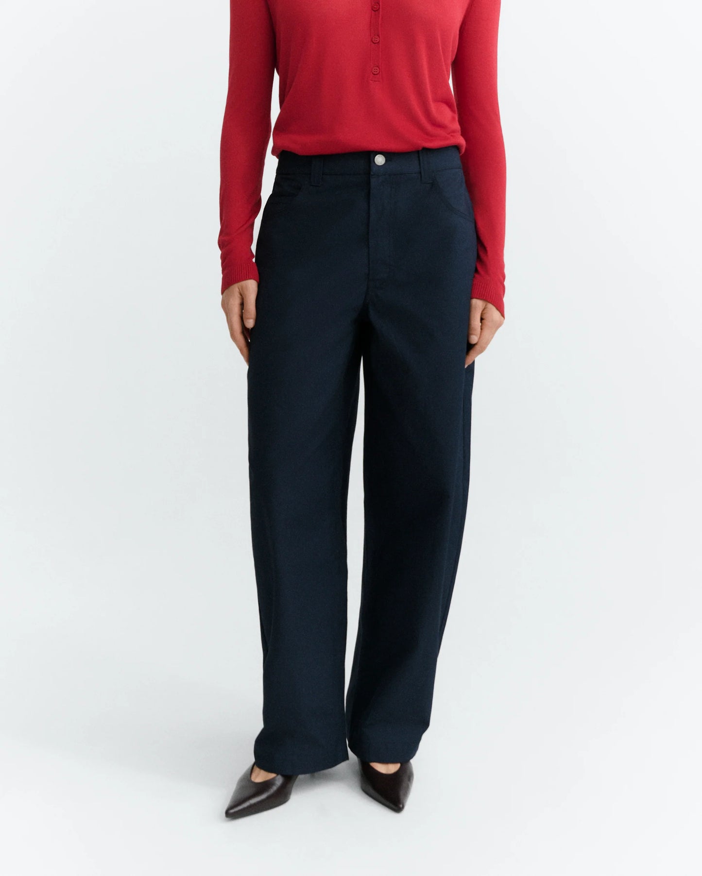THINKING MU Marissa Trousers Navy
