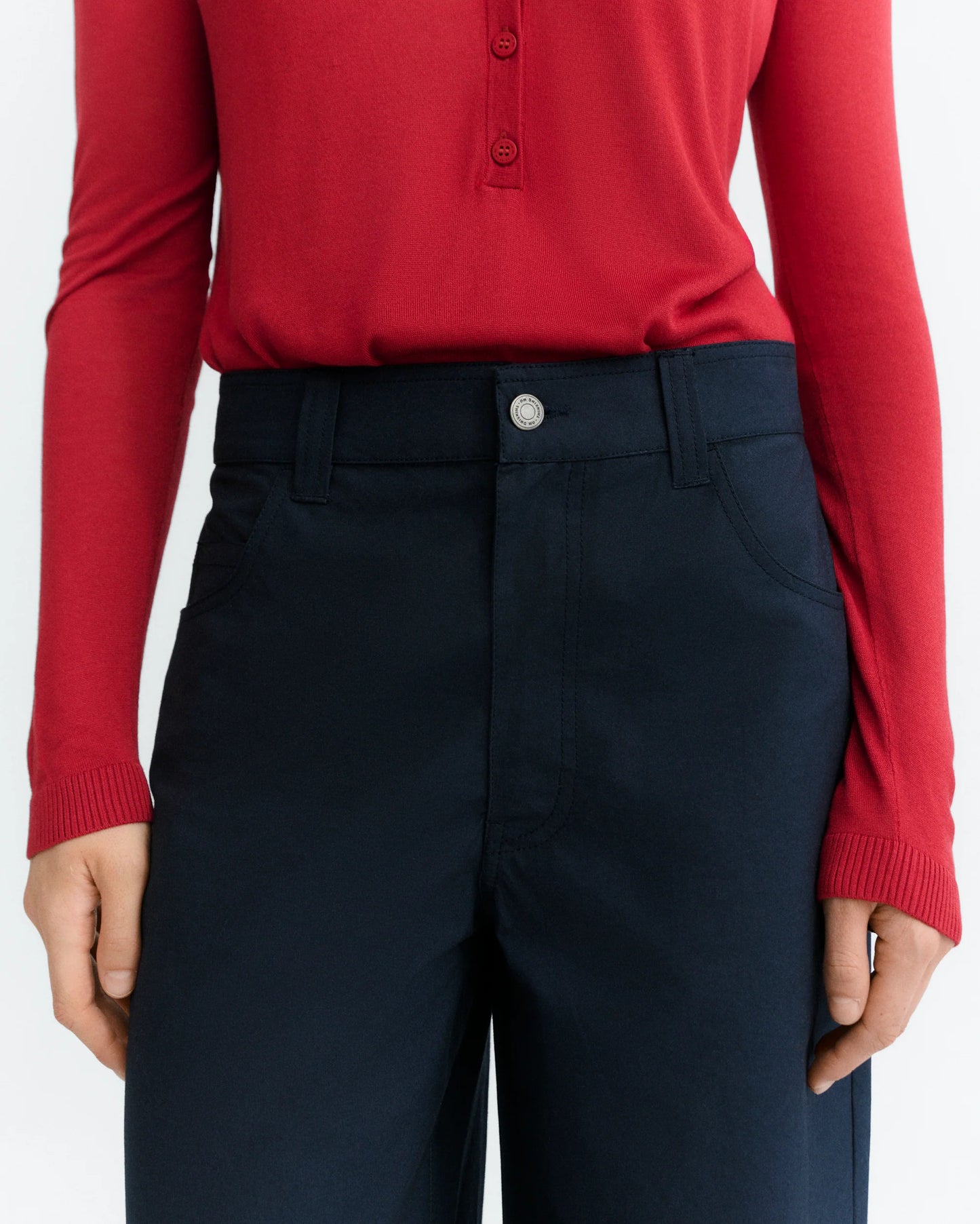 THINKING MU Marissa Trousers Navy