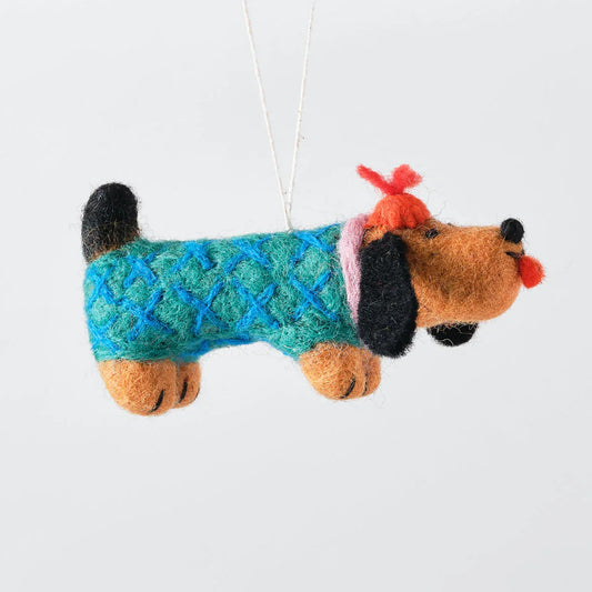 CARI VANDER YACHT Wiener Dog Hanging Decoration