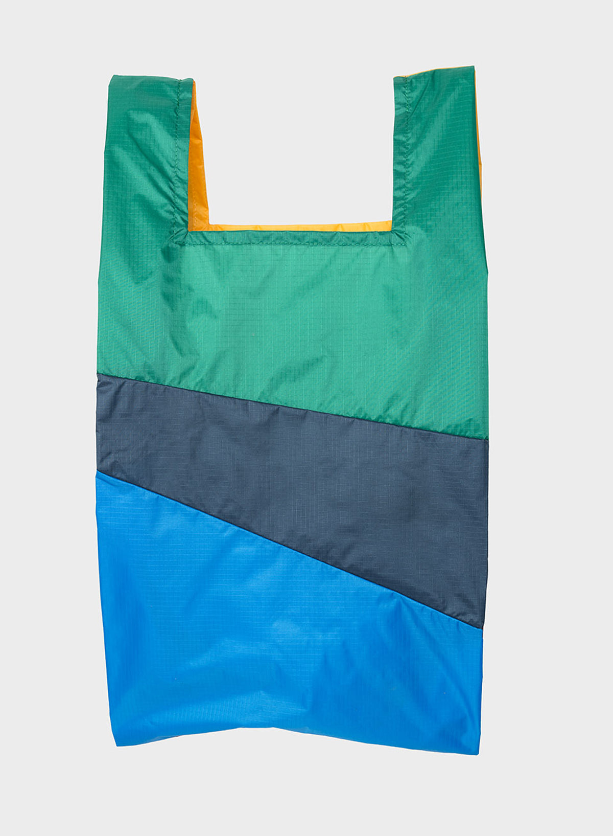 SUSAN BIJL Multi TV Yellow Large Shopping Bag