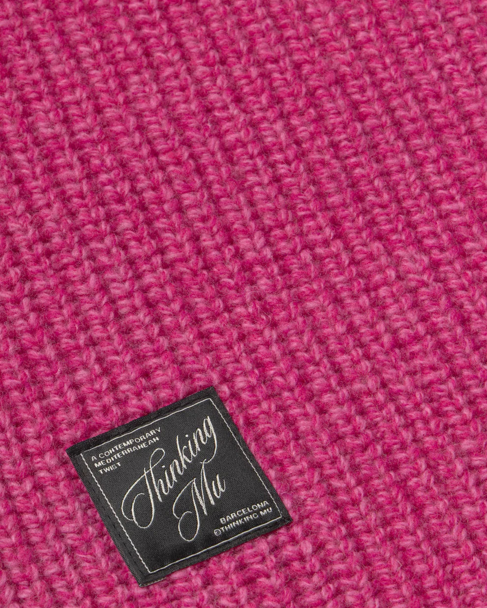 THINKING MU Ghede Scarf Pink