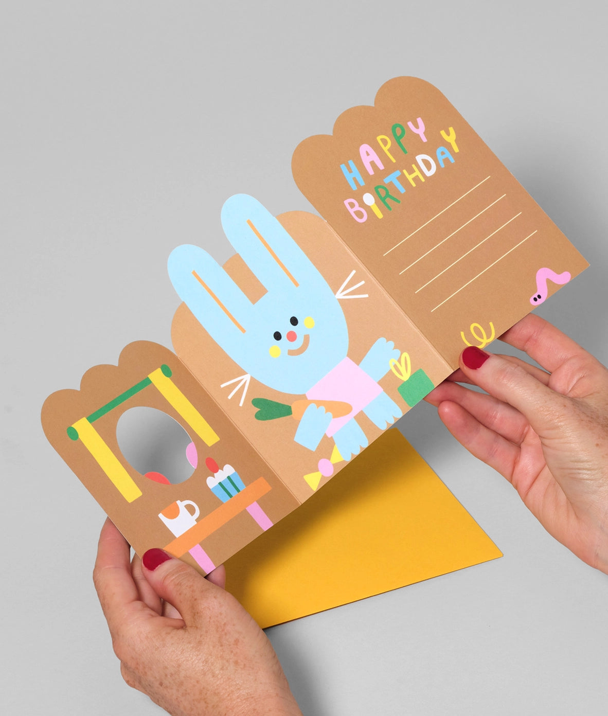 SUSIE HAMMER Rabbit Card