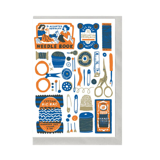 THE PRINTED PEANUT Sewing Collection Card