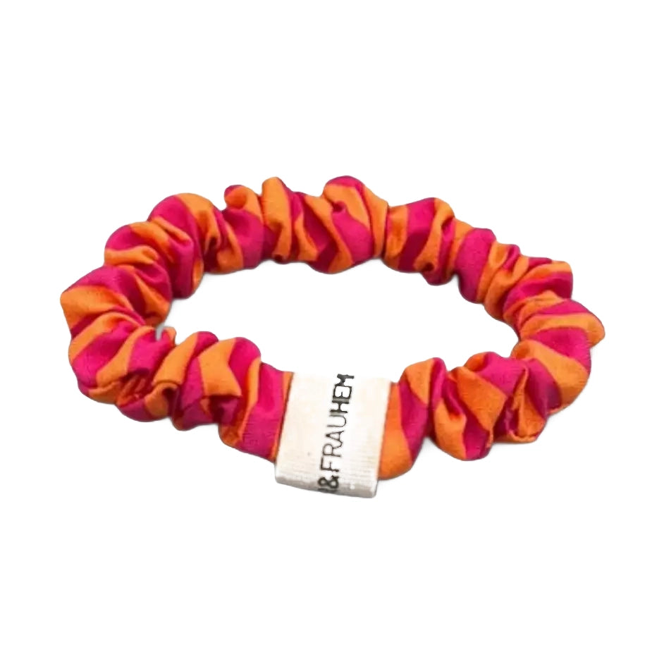HERR & FRAU HEMPEL Orange Stripe Hair Tie