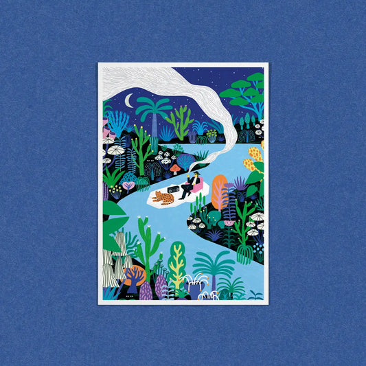 DANS LES DENTS Postcard THE MUSIC LOVER