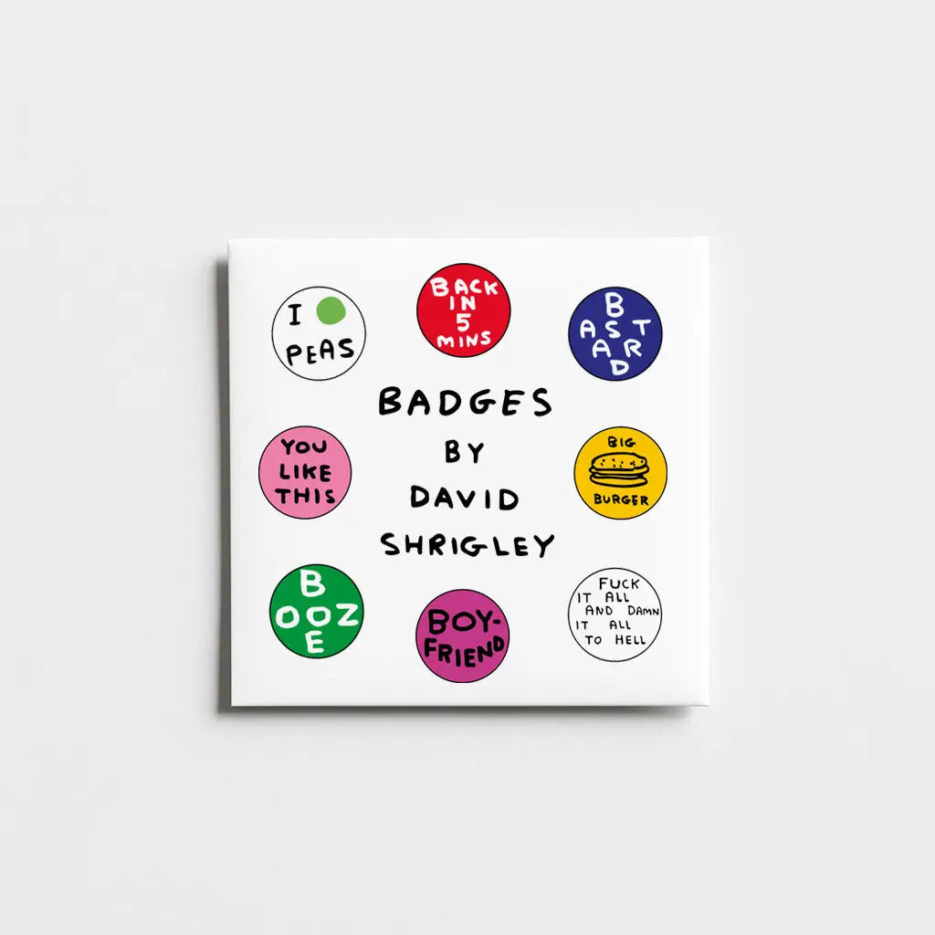 DAVID SHRIGLEY Badge Set 1