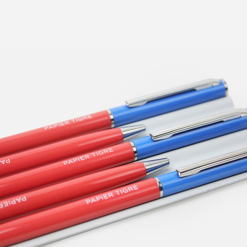 PAPIER TIGRE Ball Point Pen Blue & Red