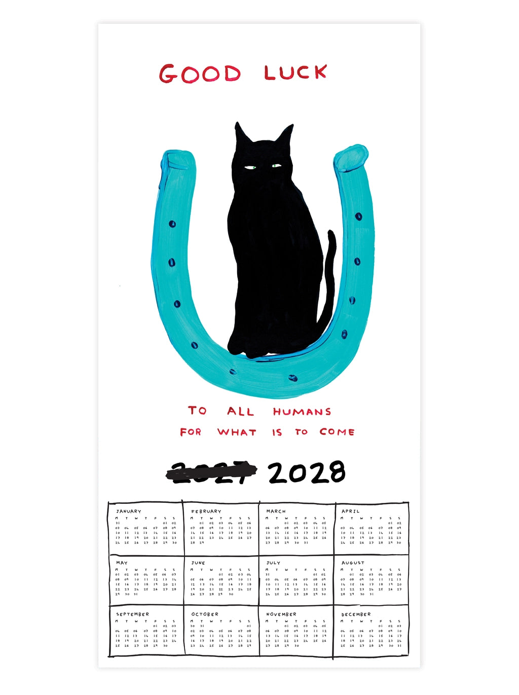 DAVID SHRIGLEY Official 2027 Wall Calendar