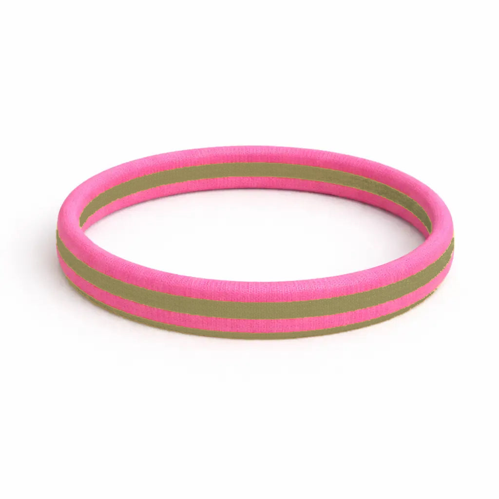 HERR & FRAU HEMPEL Pink & Khaki Hair Elastic