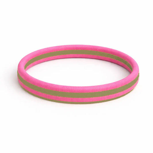 HERR & FRAU HEMPEL Pink & Khaki Hair Elastic