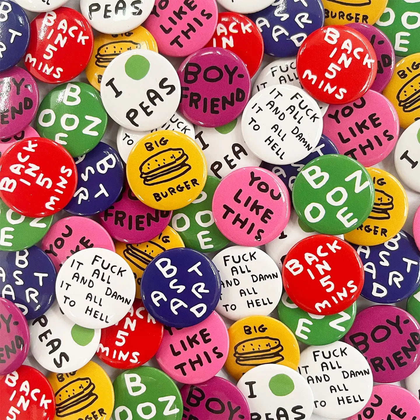 DAVID SHRIGLEY Badge Set 1