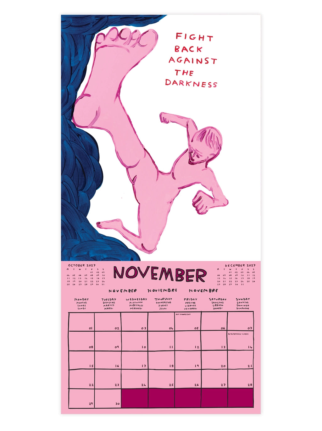 DAVID SHRIGLEY Official 2027 Wall Calendar