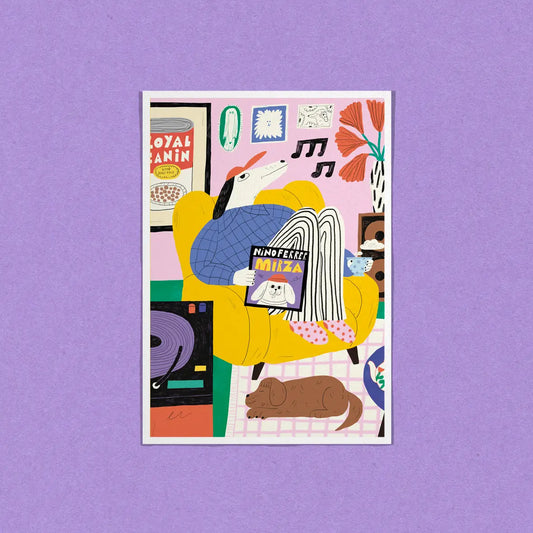 DANS LES DENTS Postcard MIRZA