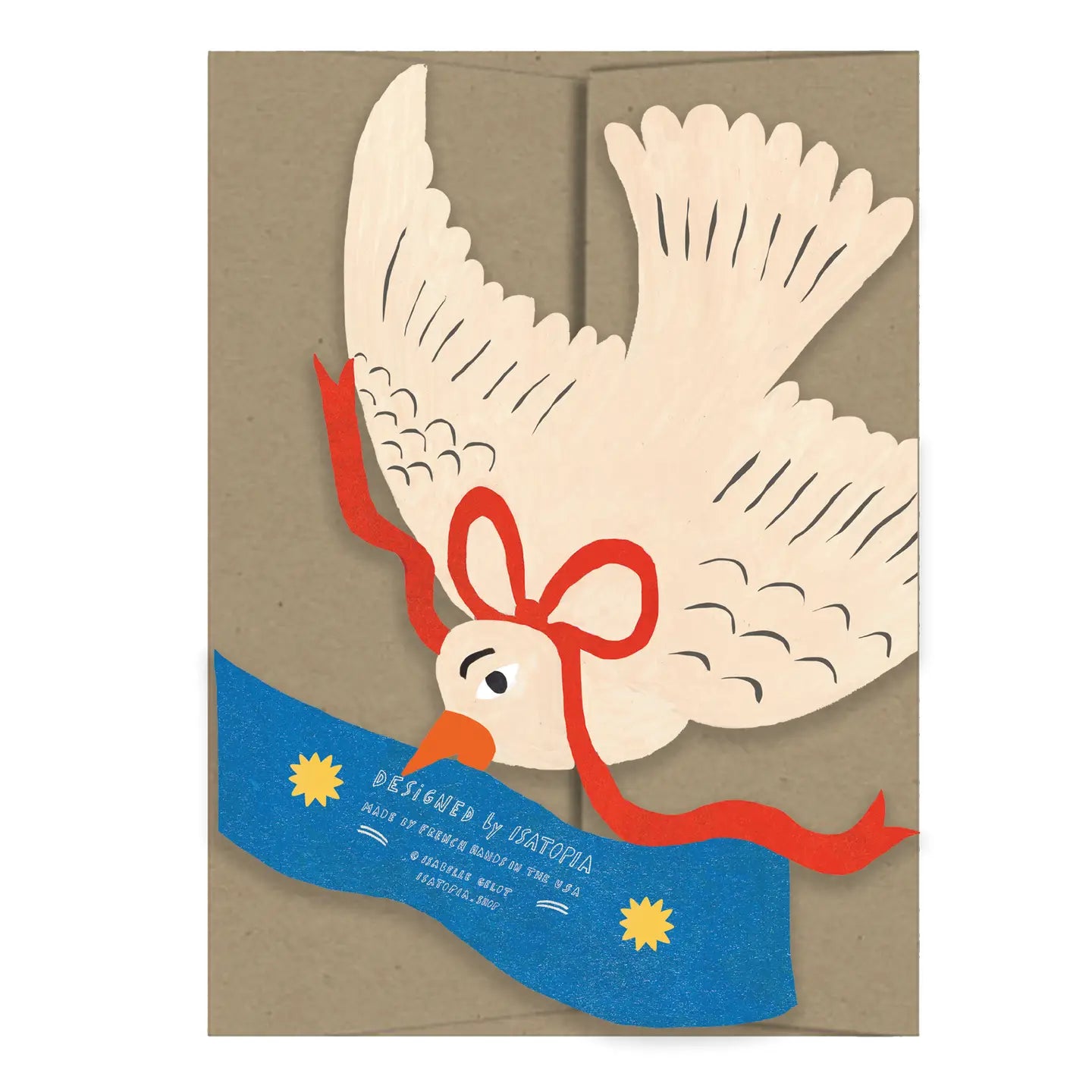 ISATOPIA Birthday Bird Card