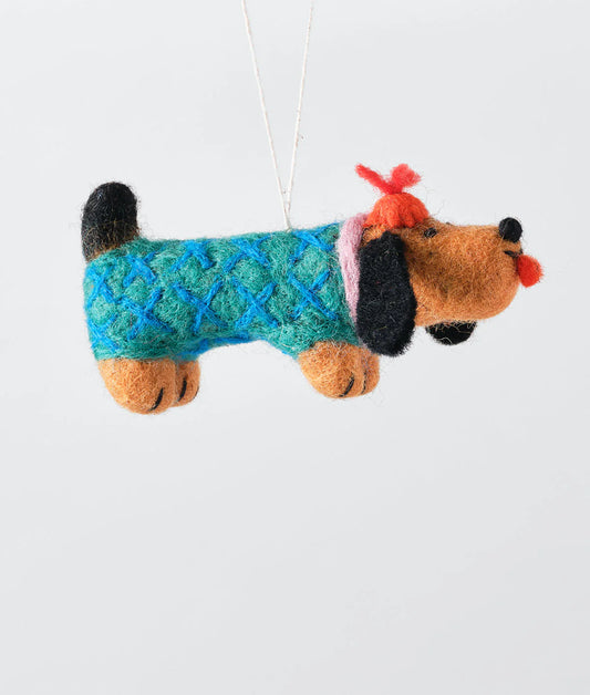 CARI VANDER YACHT Wiener Dog Hanging Decoration