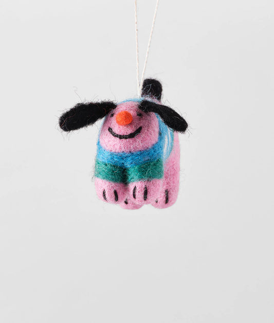 CARI VANDER YACHT Stumpy Dog Hanging Decoration