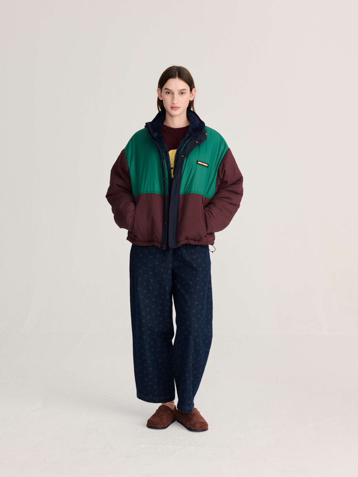 BOBO CHOSES Reversible Sherpa Coat