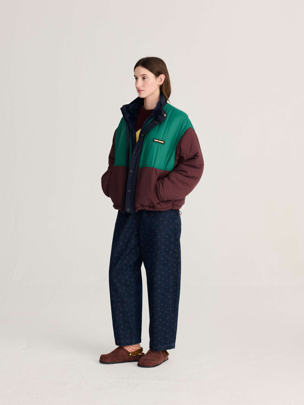 BOBO CHOSES Reversible Sherpa Coat