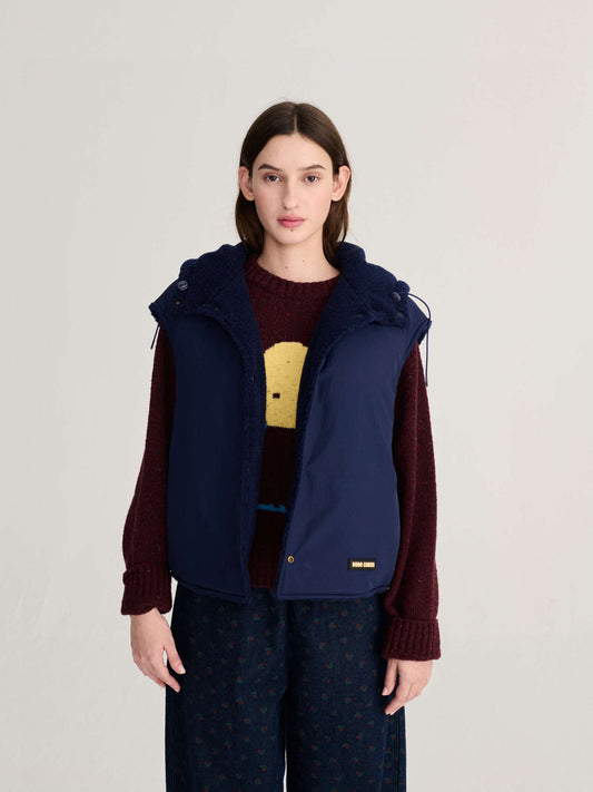 BOBO CHOSES Reversible Sherpa Vest