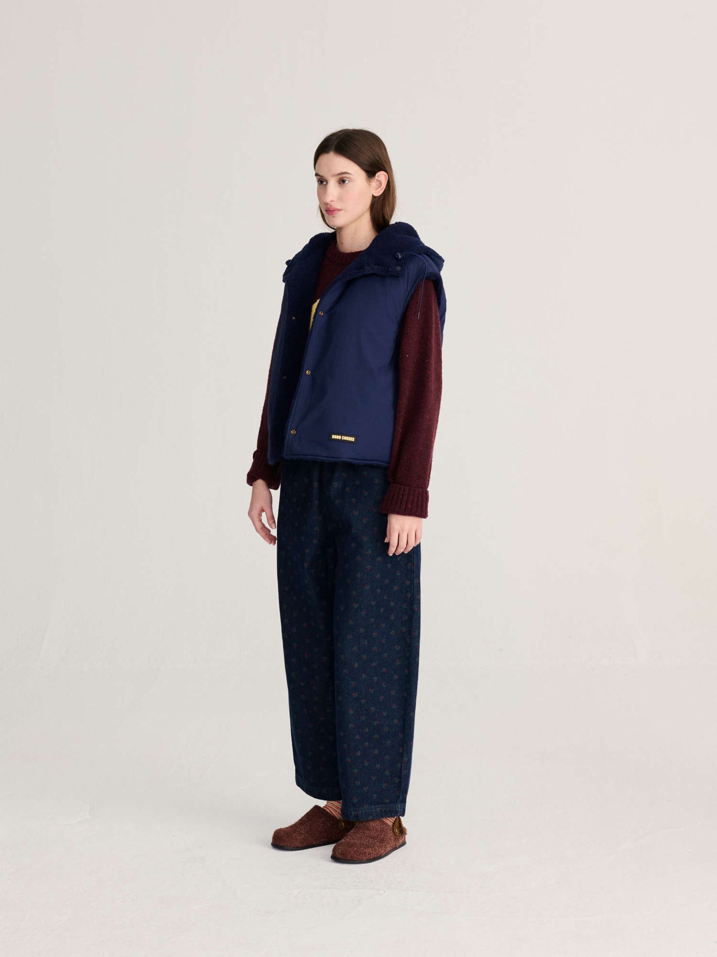 BOBO CHOSES Reversible Sherpa Vest