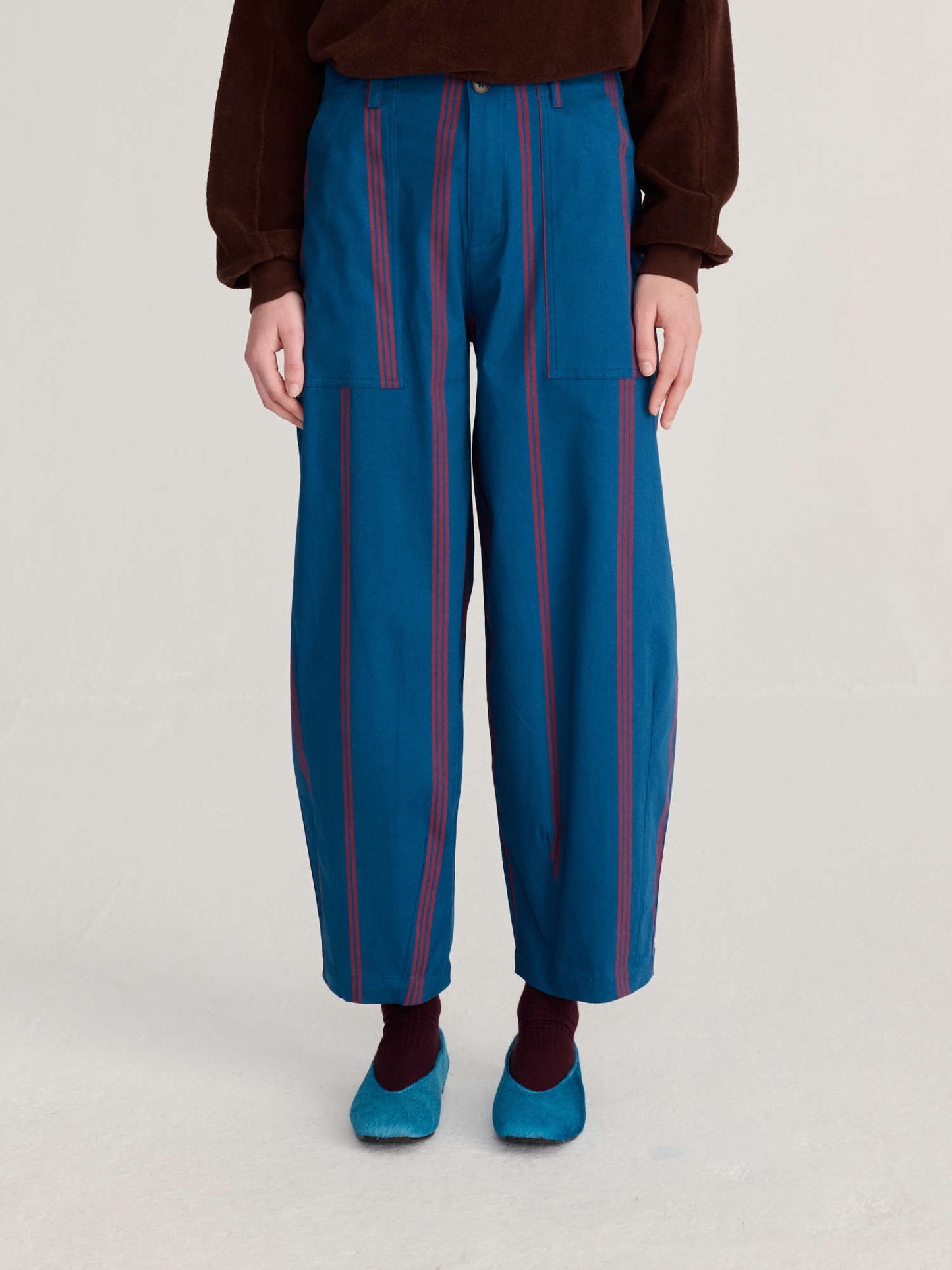 BOBO CHOSES Triple Stripes Barrel Pants