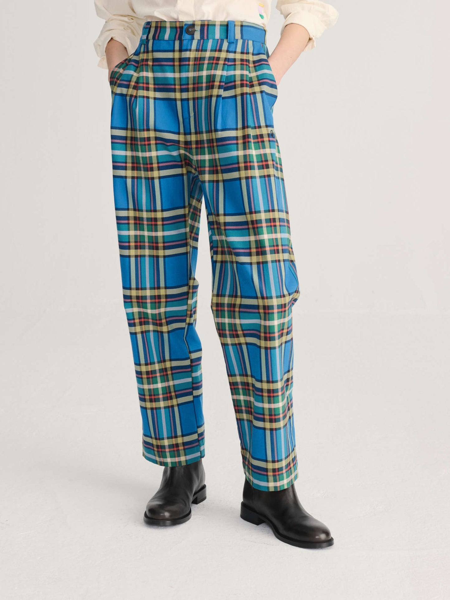 BOBO CHOSES Tartan Flannel Pants