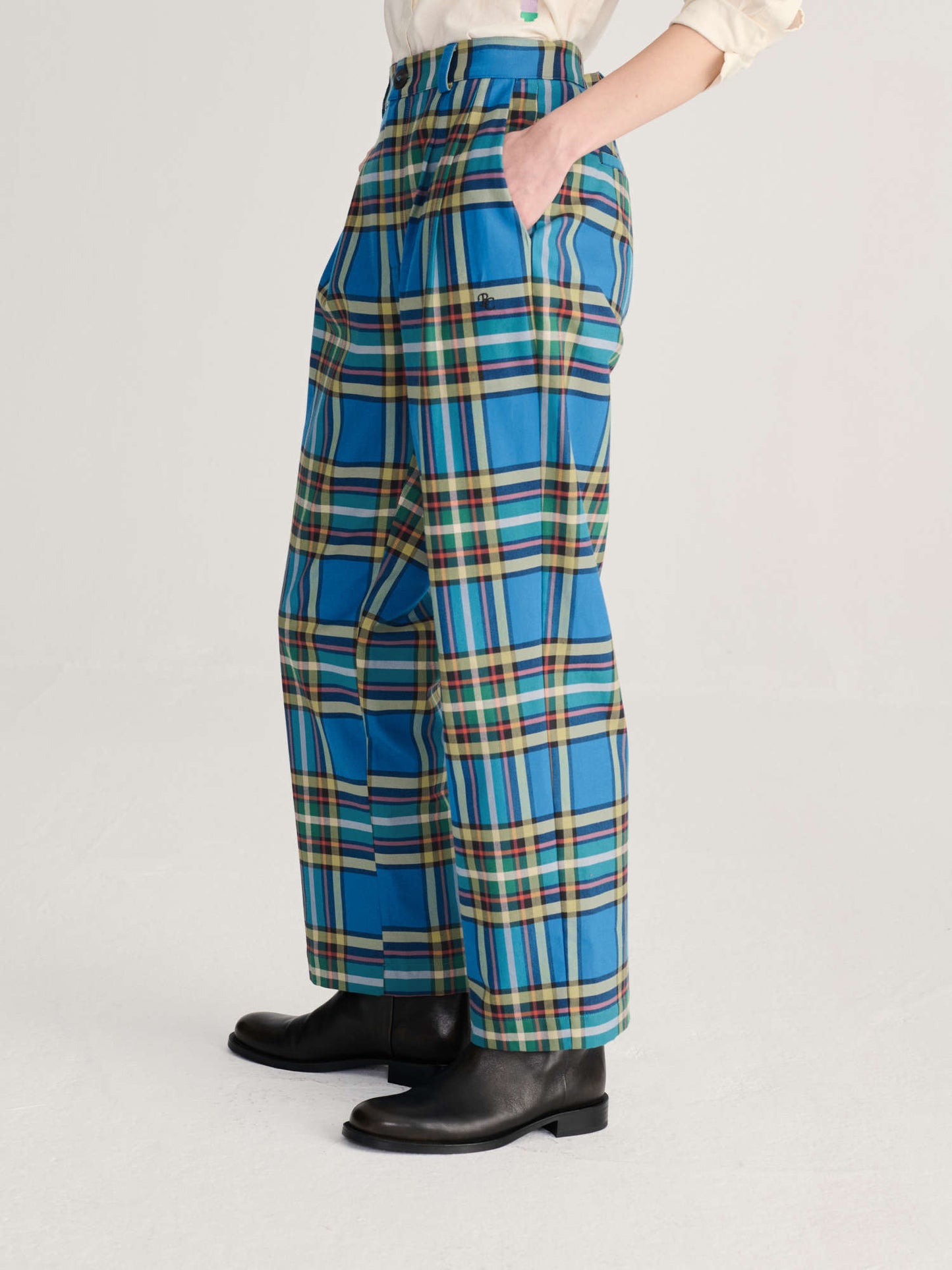BOBO CHOSES Tartan Flannel Pants