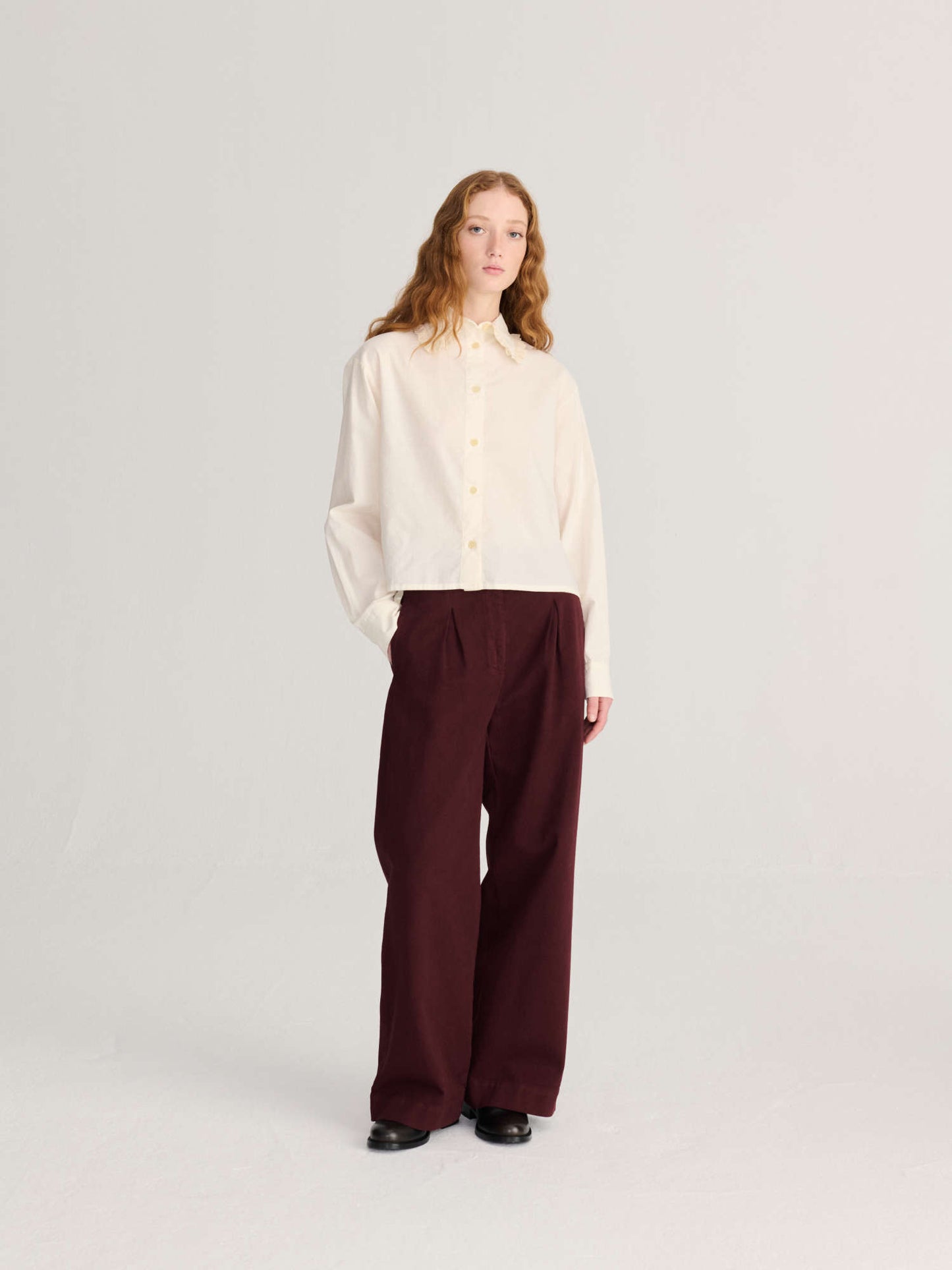BOBO CHOSES Twill Wide Leg Pants