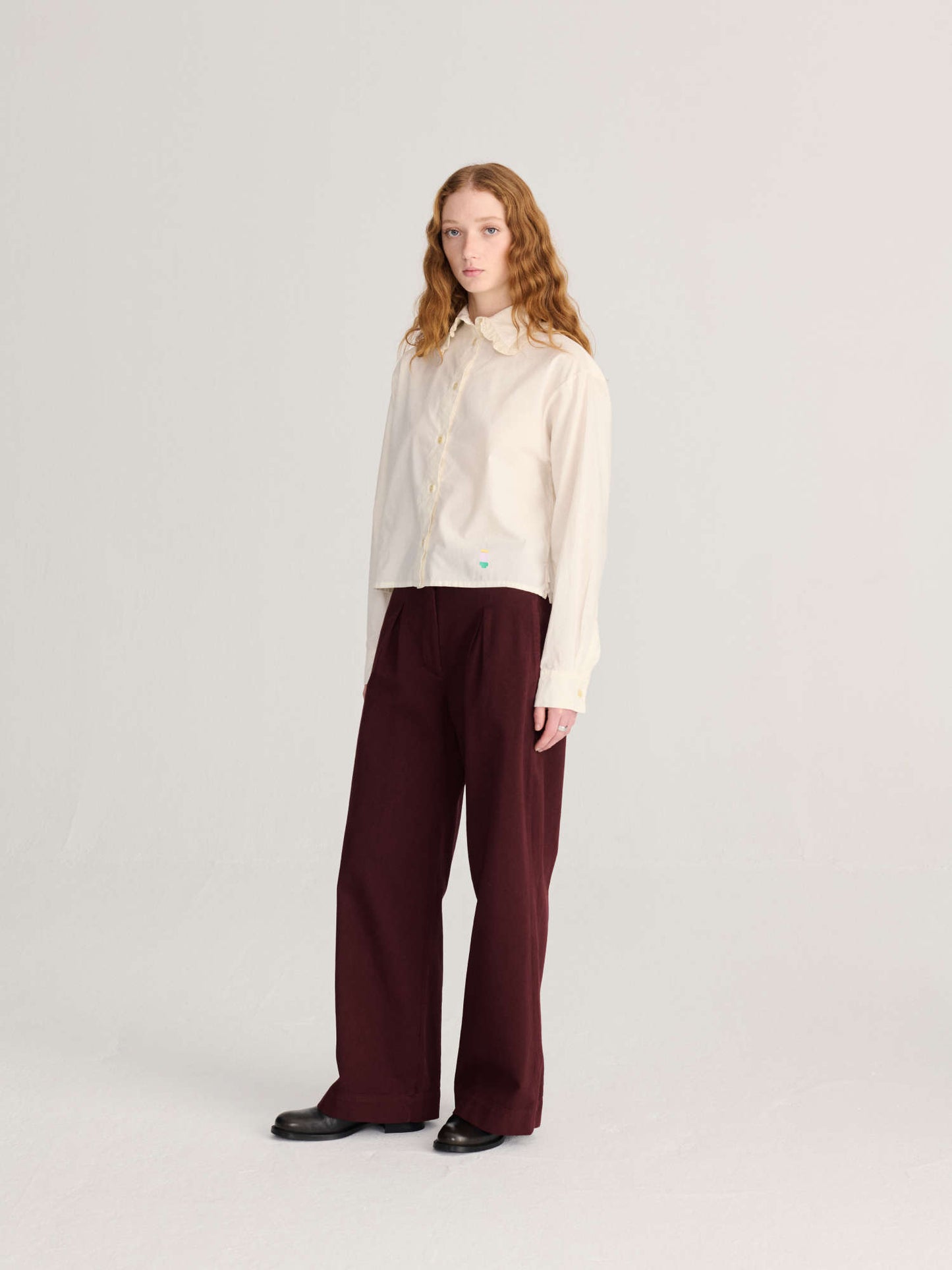 BOBO CHOSES Twill Wide Leg Pants