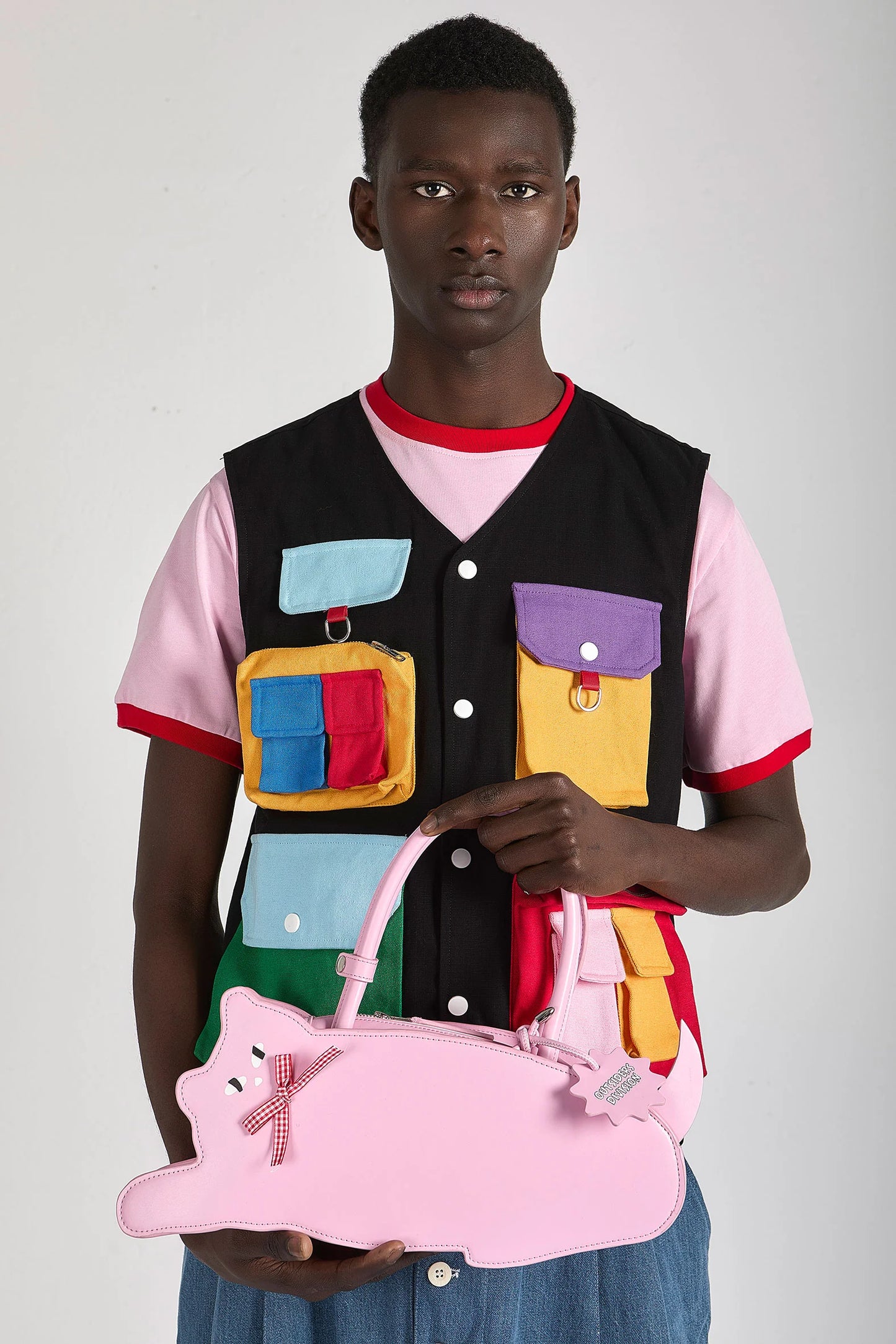 OUTSIDERS DIVISION Divine Mess Pink Bag