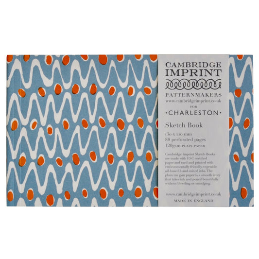 CAMBRIDGE IMPRINT Blue Charleston Ripple Sketchbook