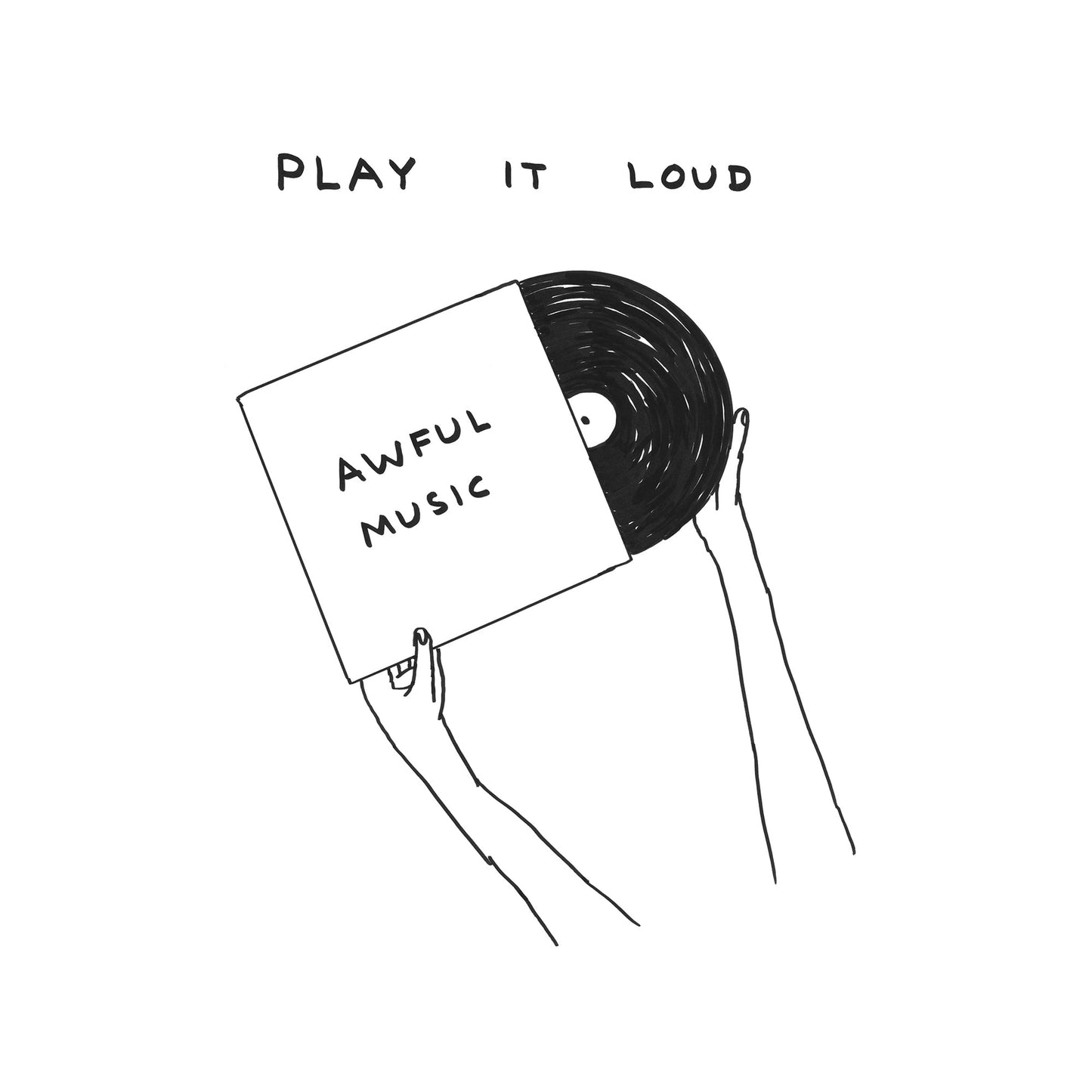DAVID SHRIGLEY Play It Loud Tote Bag