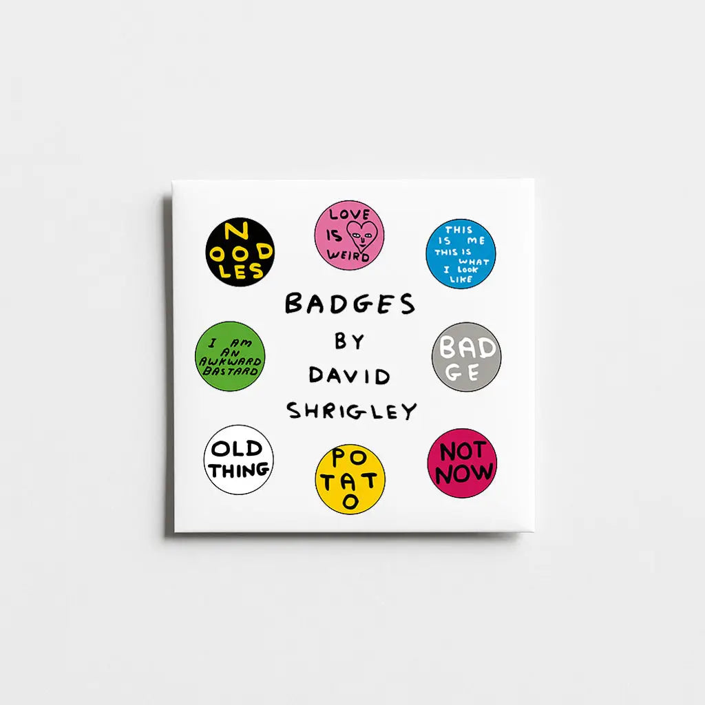 DAVID SHRIGLEY Badge Set 2