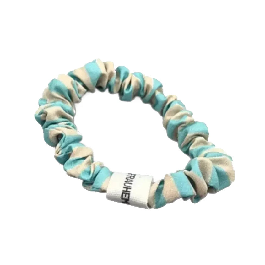 HERR & FRAU HEMPEL Turquoise Stripe Hair Tie