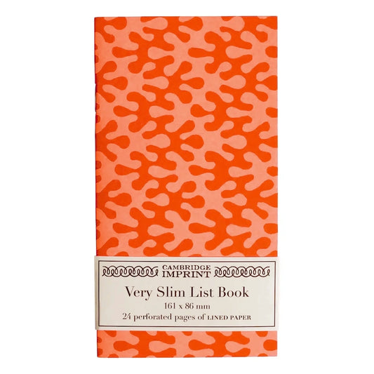 CAMBRIDGE IMPRINT Tangerine Kelp List Book